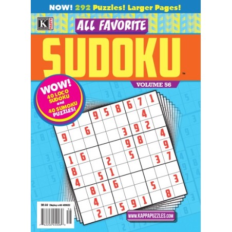 ALL FAVORITE SUDOKU magazine - Print Subscription