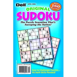 DELL ORIGINAL SUDOKU Magazine  - Print Subscription