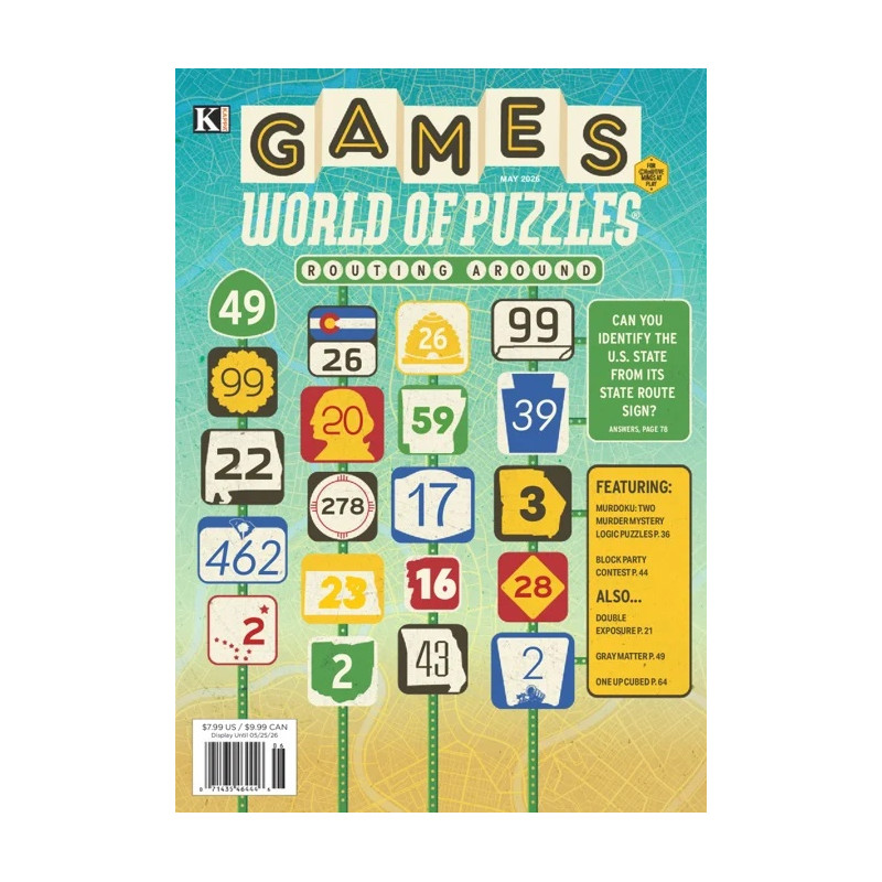 Games World of Puzzles - Magazine Subscription